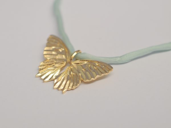 Schmetterling Anhänger "butterfly" aus vergoldetem 925 Silber