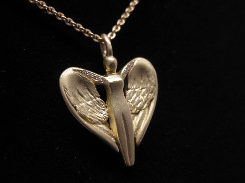 Schutzengel Kollektion 4 Schutzengel Edition 2012 Gelbgold mit Brillanten