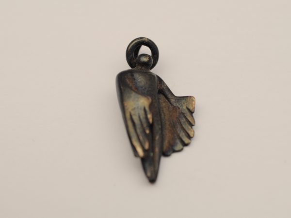 Schutzengel Anhänger - 2011 Bronze geschwärzt