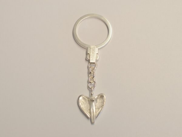 Schlüsselanhänger mit Schutzengel aus Silber - Edition 2012