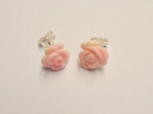 Ohrstecker Conch-Shell Rose