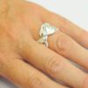 Romantischer Ring aus Silber