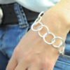 Damen Gliederarmband aus Silber