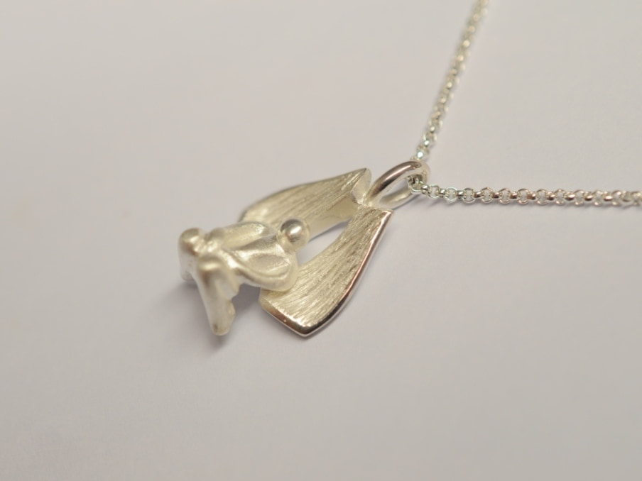 Schutzengel Anhänger Edition 2021 aus Silber