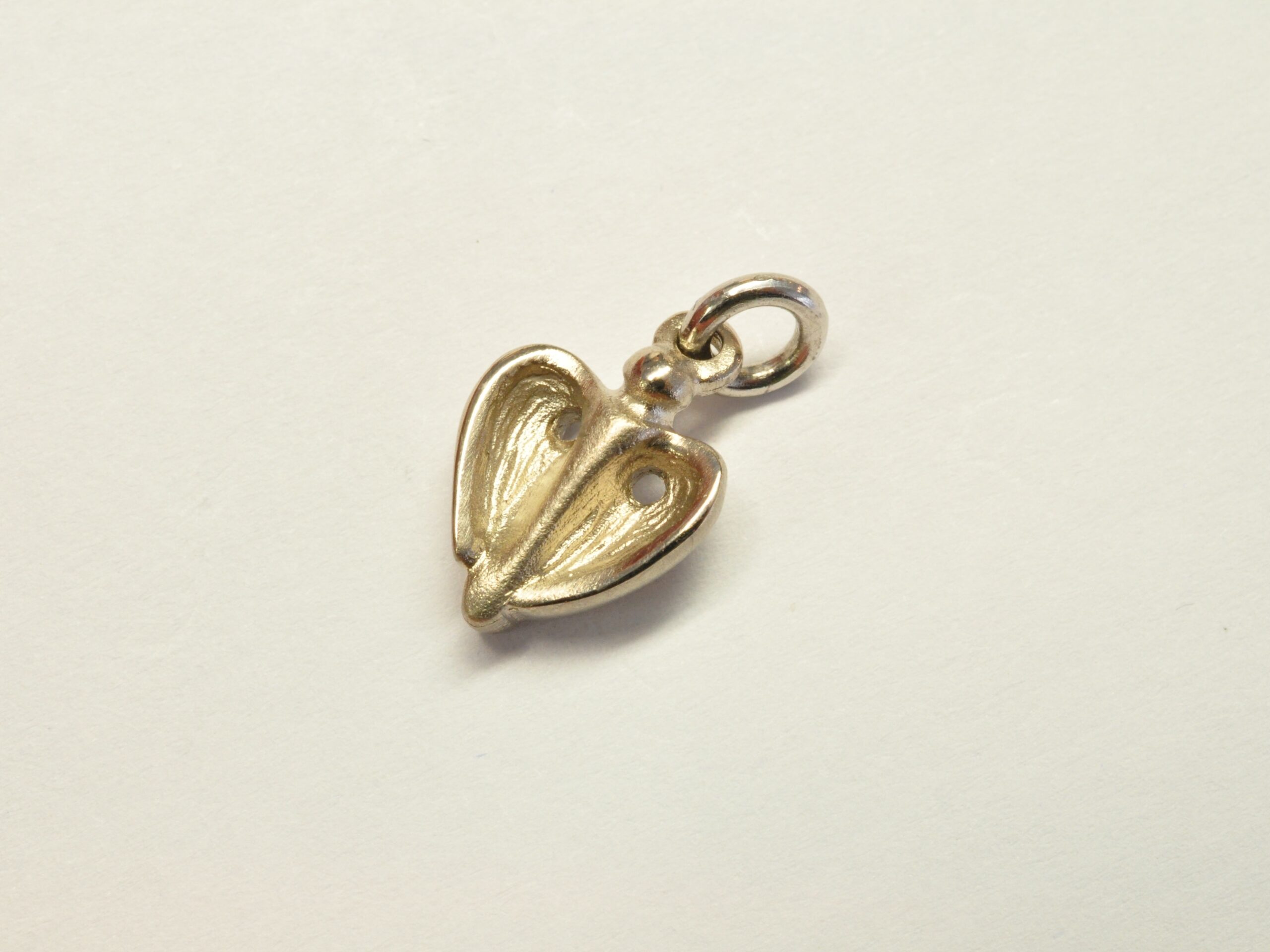 Unser kleinster Schutzengel Anhänger aus 585 Weißgold
