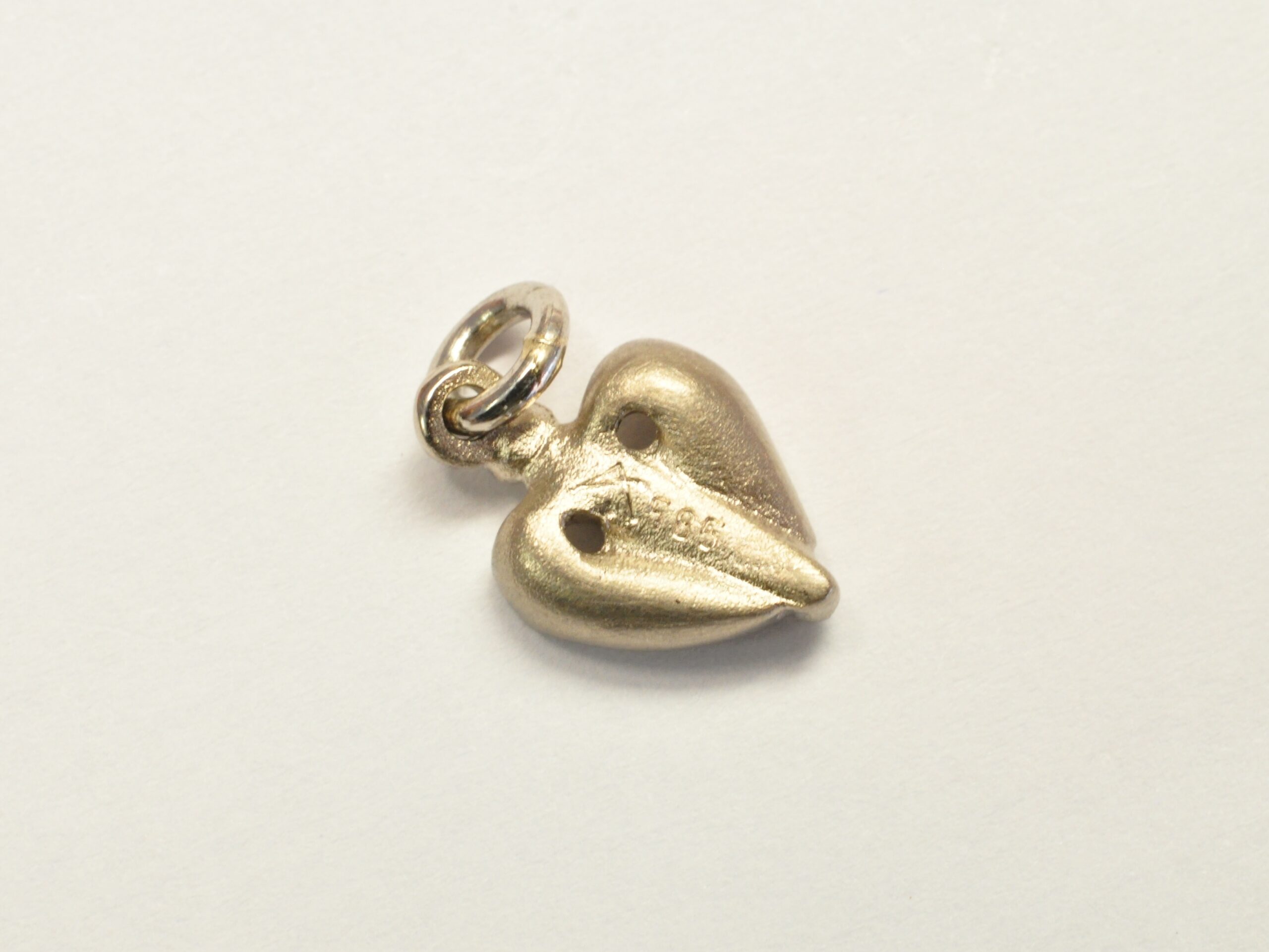 Unser kleinster Schutzengel Anhänger aus 585 Weißgold