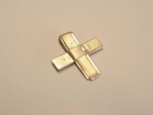 Kreuz Anhänger aus Silber, Unikat v33