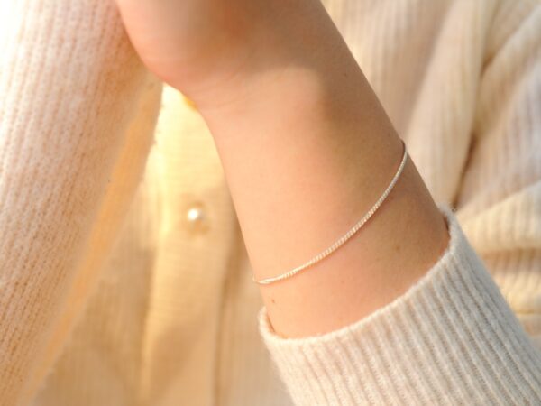 Rundpanzer Armband aus Silber