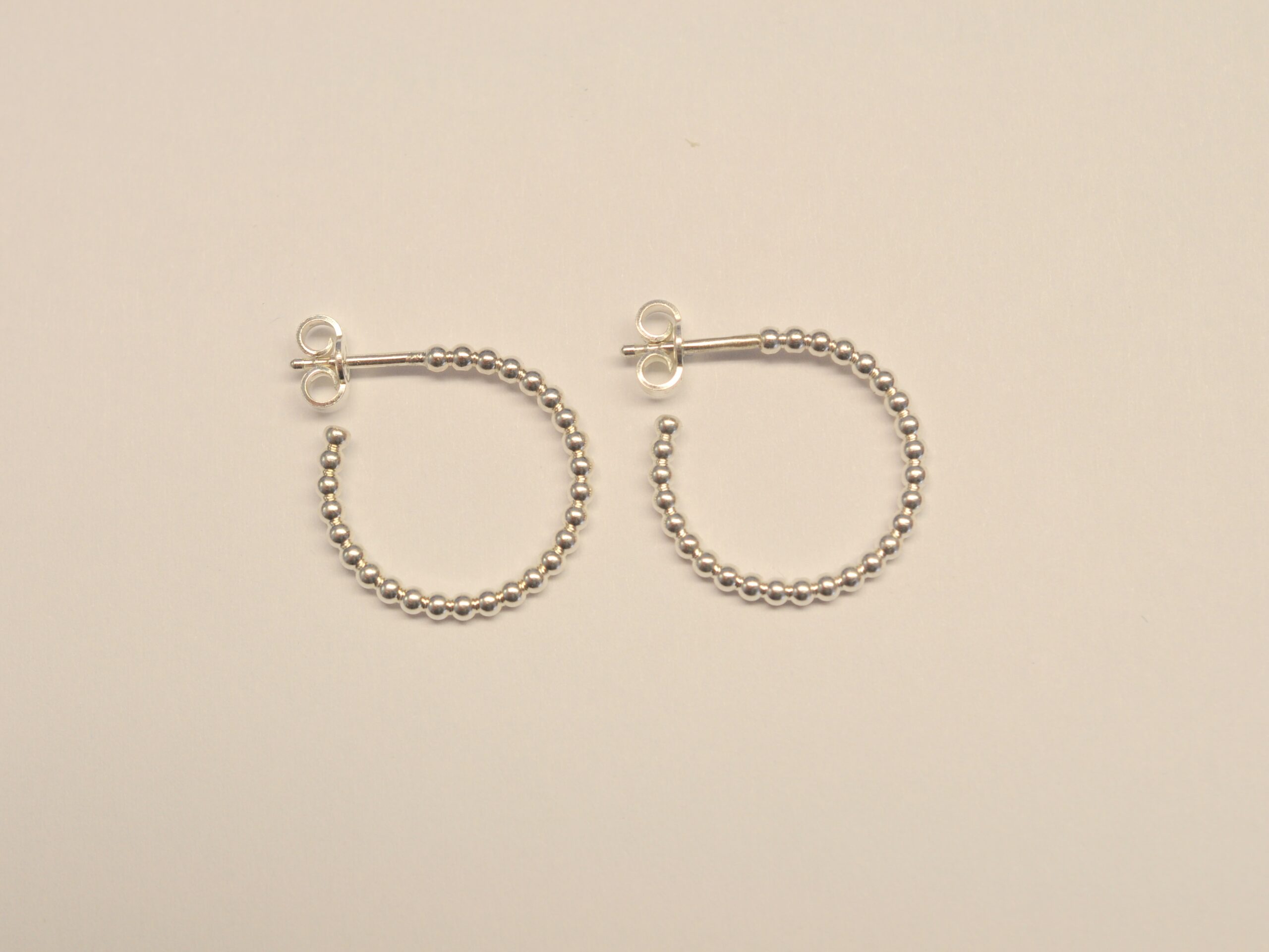 Kugelcreolen Ohrringe aus Silber - Ø 20 mm