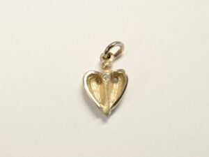 Unser kleinster Schutzengel Anhänger aus 585 Weißgold mit Diamant