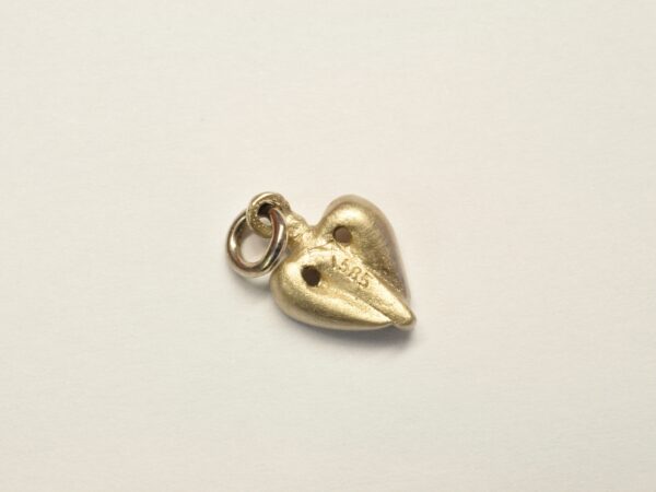 Unser kleinster Schutzengel Anhänger aus 585 Weißgold mit Diamant