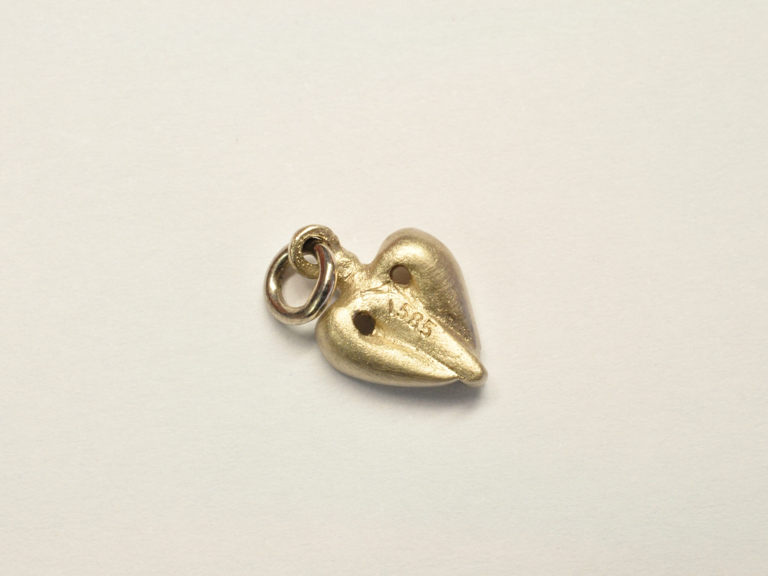 Unser kleinster Schutzengel Anhänger aus 585 Weißgold mit Diamant