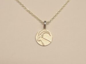 Sternzeichen Anhänger Steinbock 925 Silber