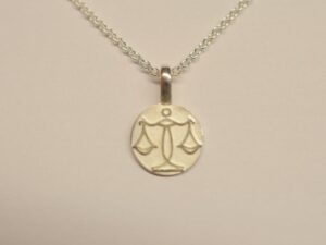 Sternzeichen Anhänger Waage 925 Silber