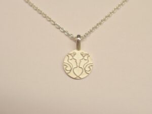 Sternzeichen Anhänger Zwillinge 925 Silber